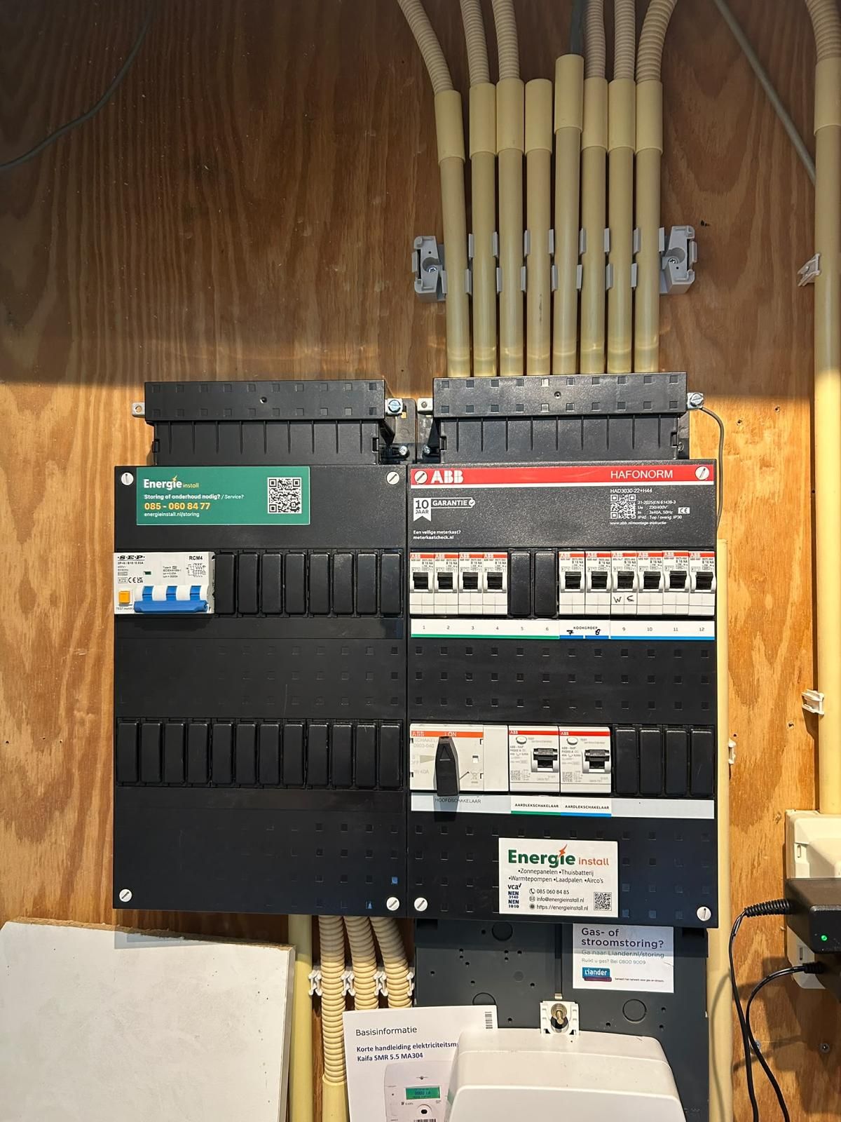 Nieuwe groepenkast van Energie Install