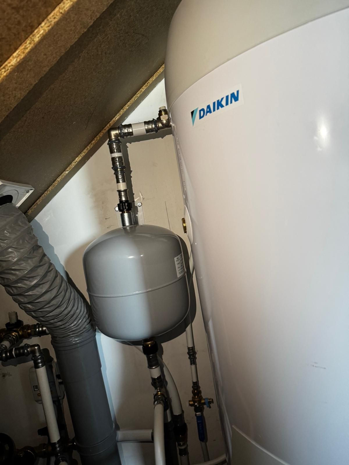Daikin-warmtepomp met expansievat
