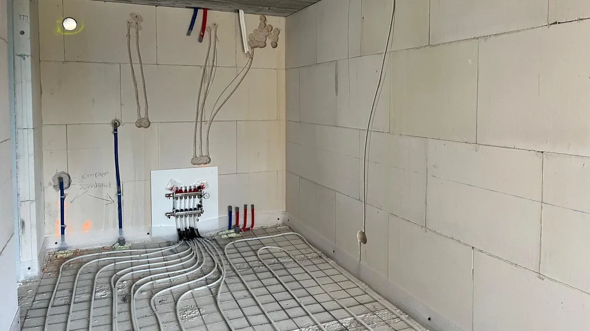Verdeler van een vloerverwarming